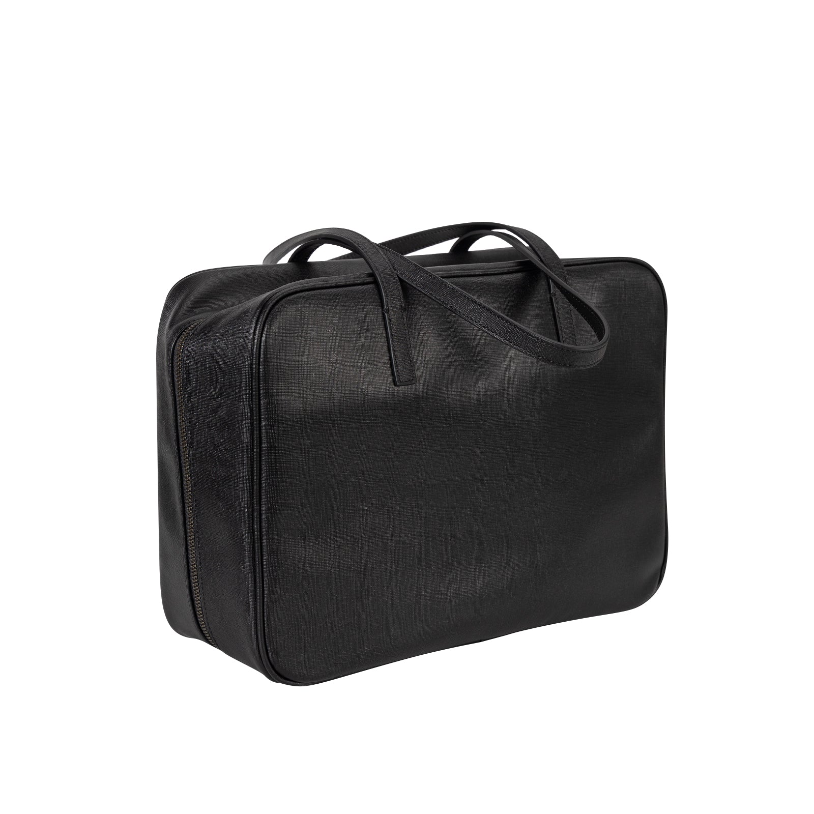 Saffiano Cowhide Leather Crossbody Bag Top Handle Handbag