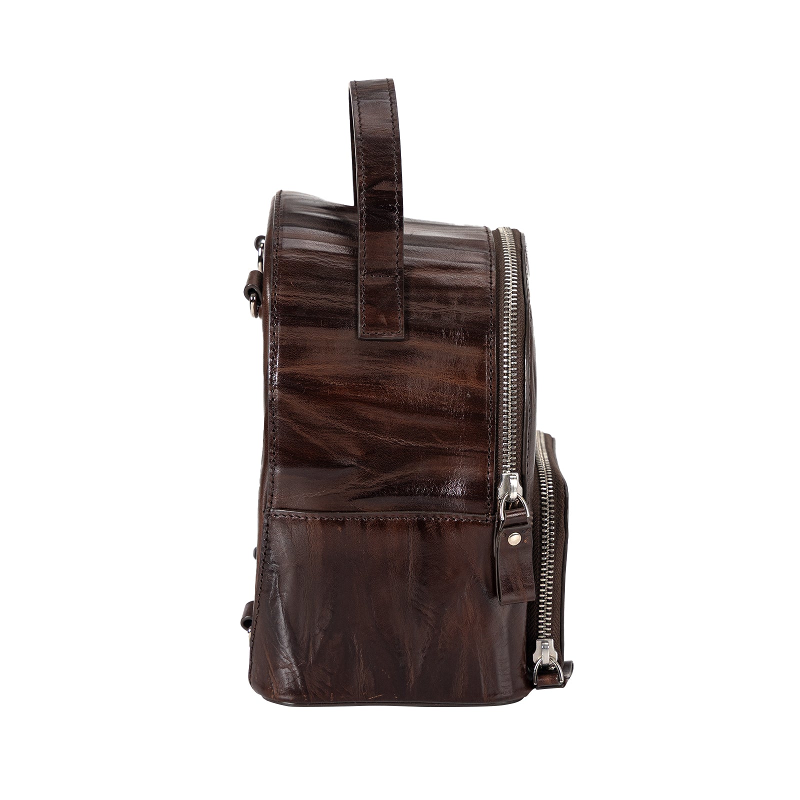 Italian Imported Leather Mini Women Backpack