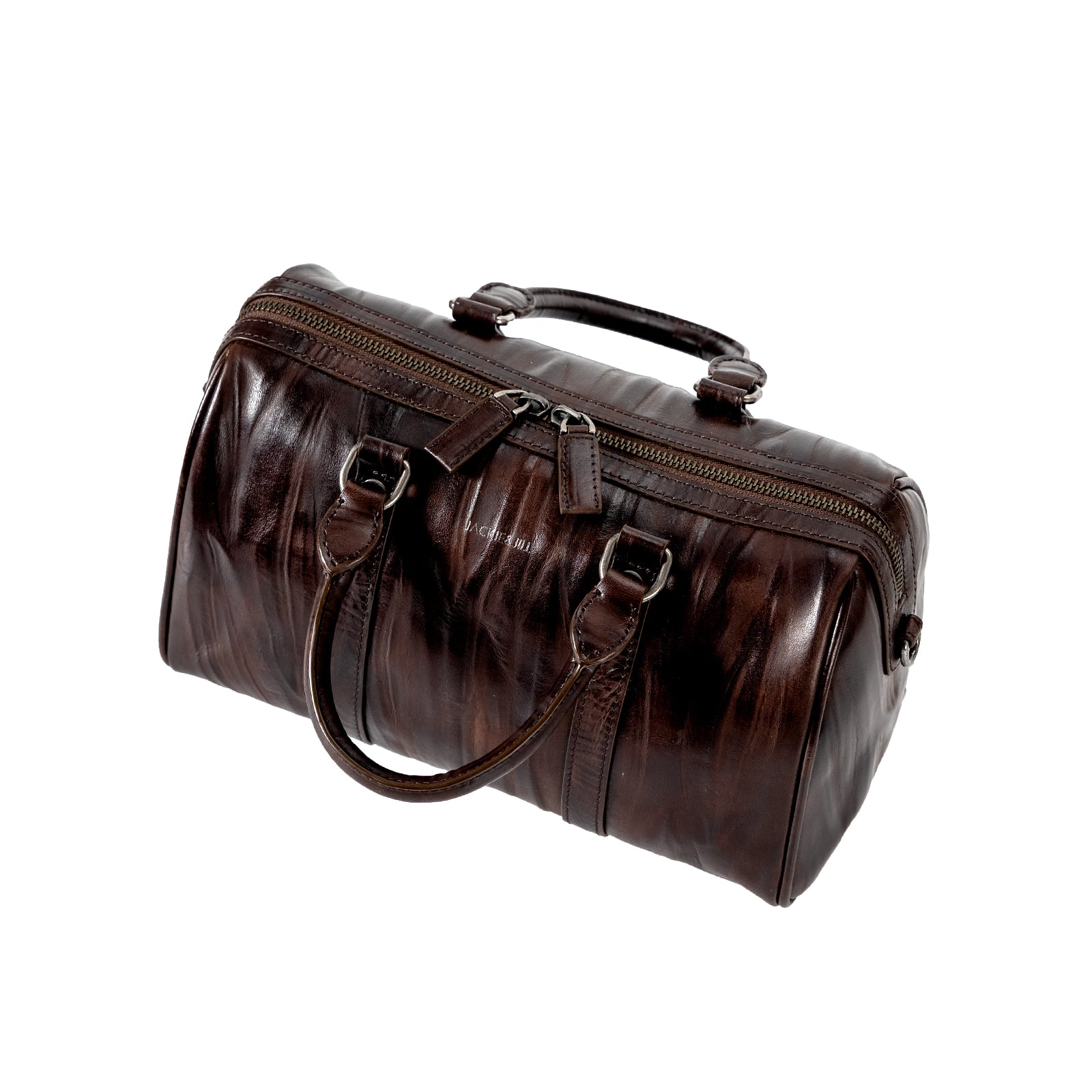 Italian Imported Vegetable Tanned Leather Boston Bag Women Handbag