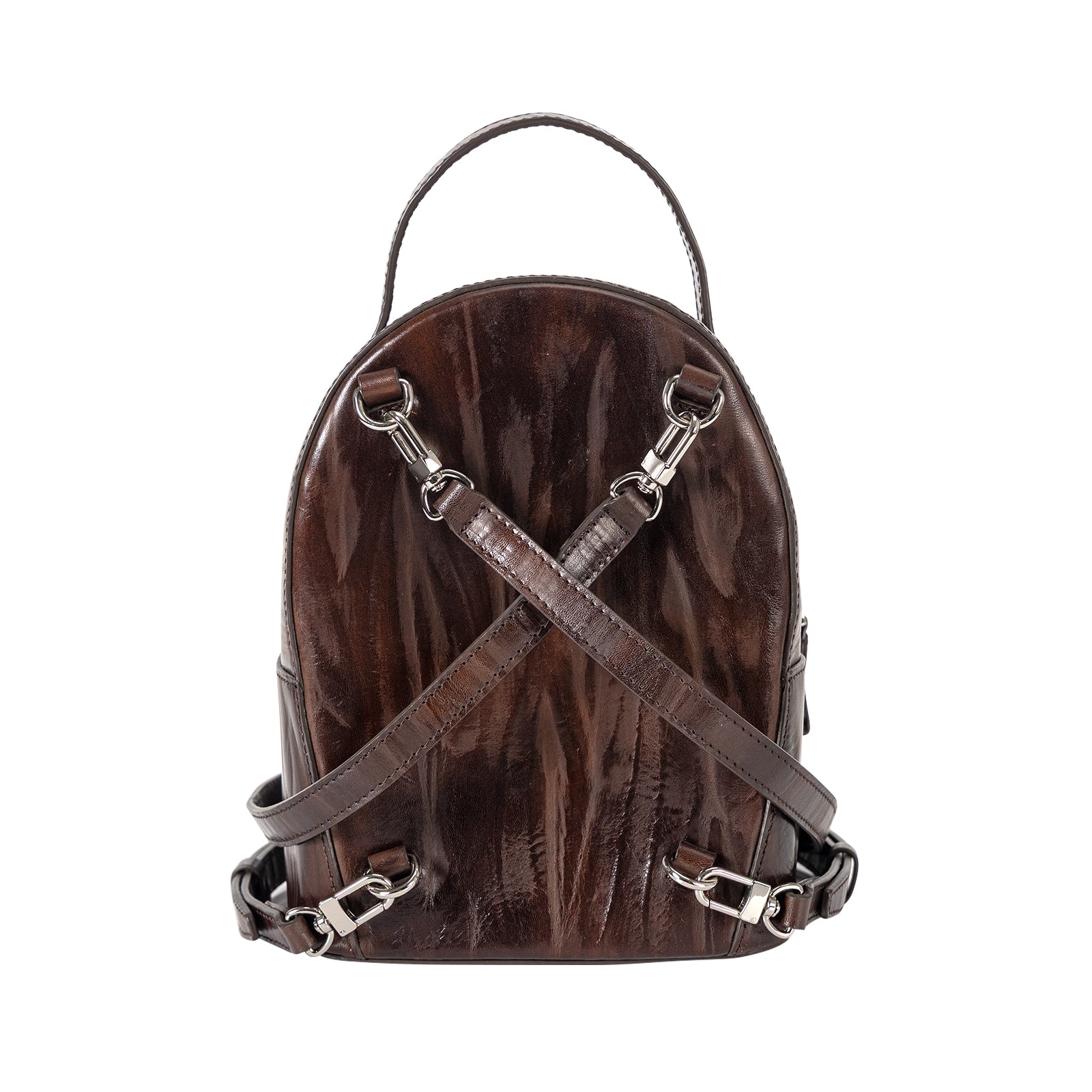 Italian Imported Leather Mini Women Backpack