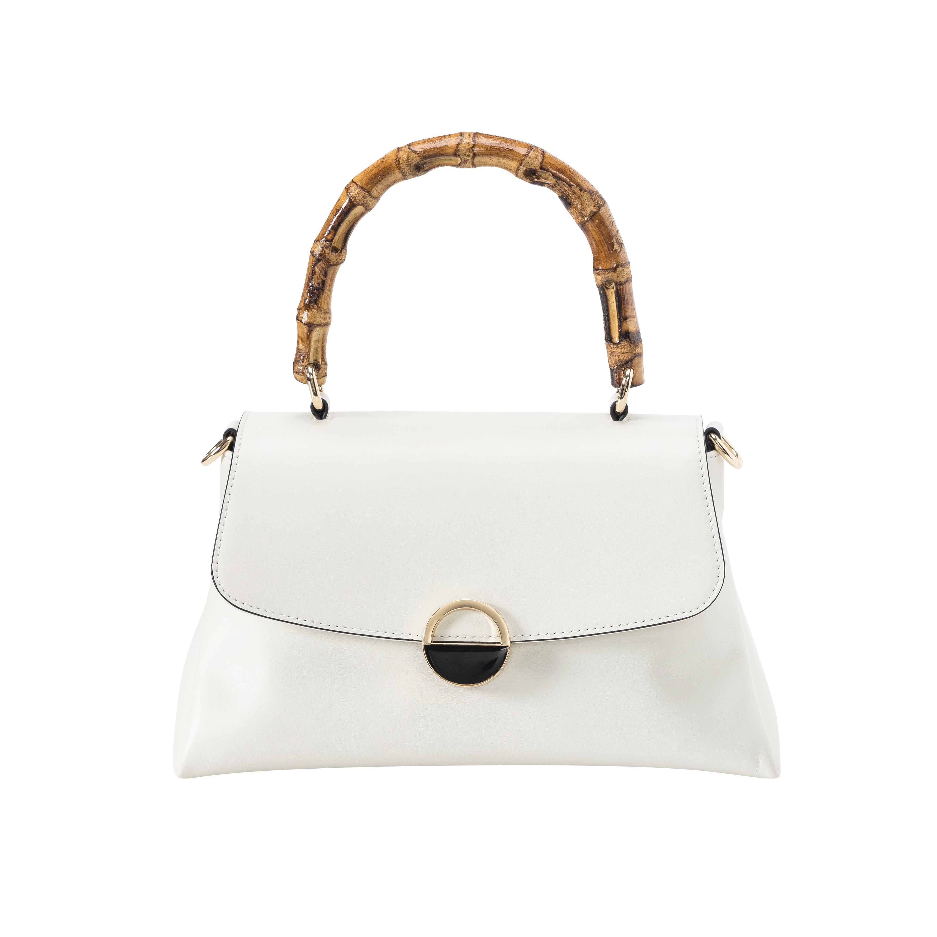 Ladies shoulder bag bamboo wrist simple women's bag