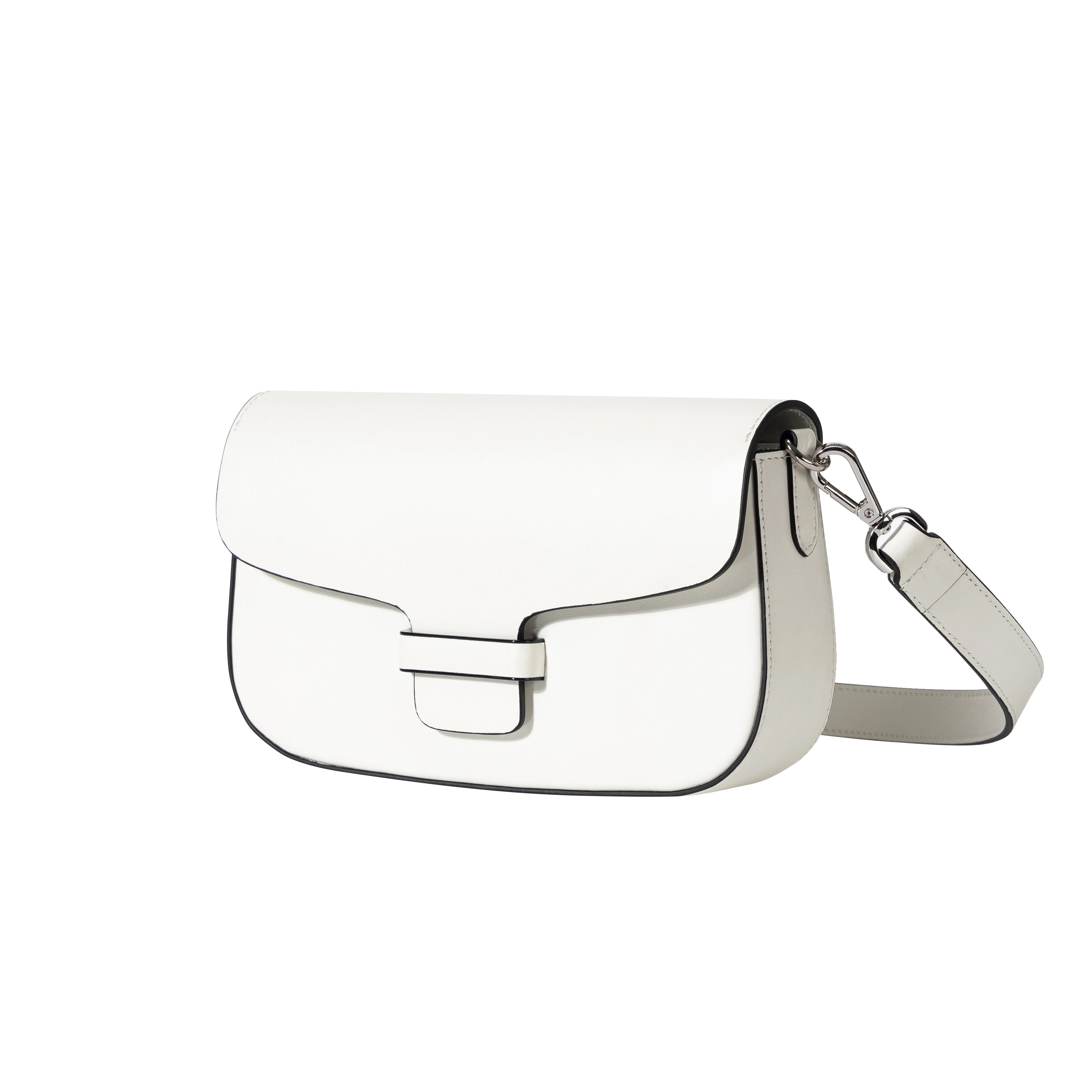 Ladies shoulder bag genuine leather simple small square bag