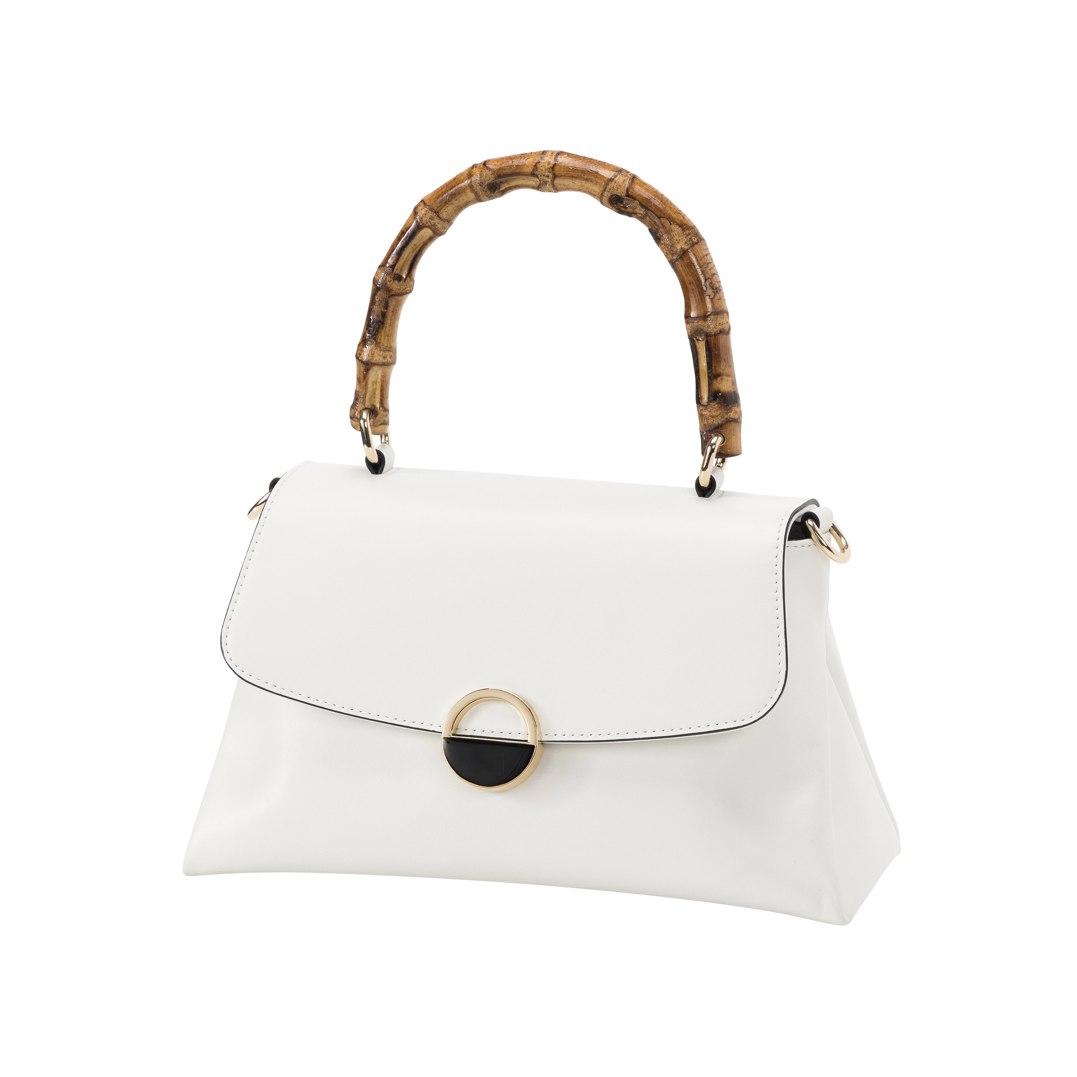 Ladies shoulder bag bamboo wrist simple women's bag