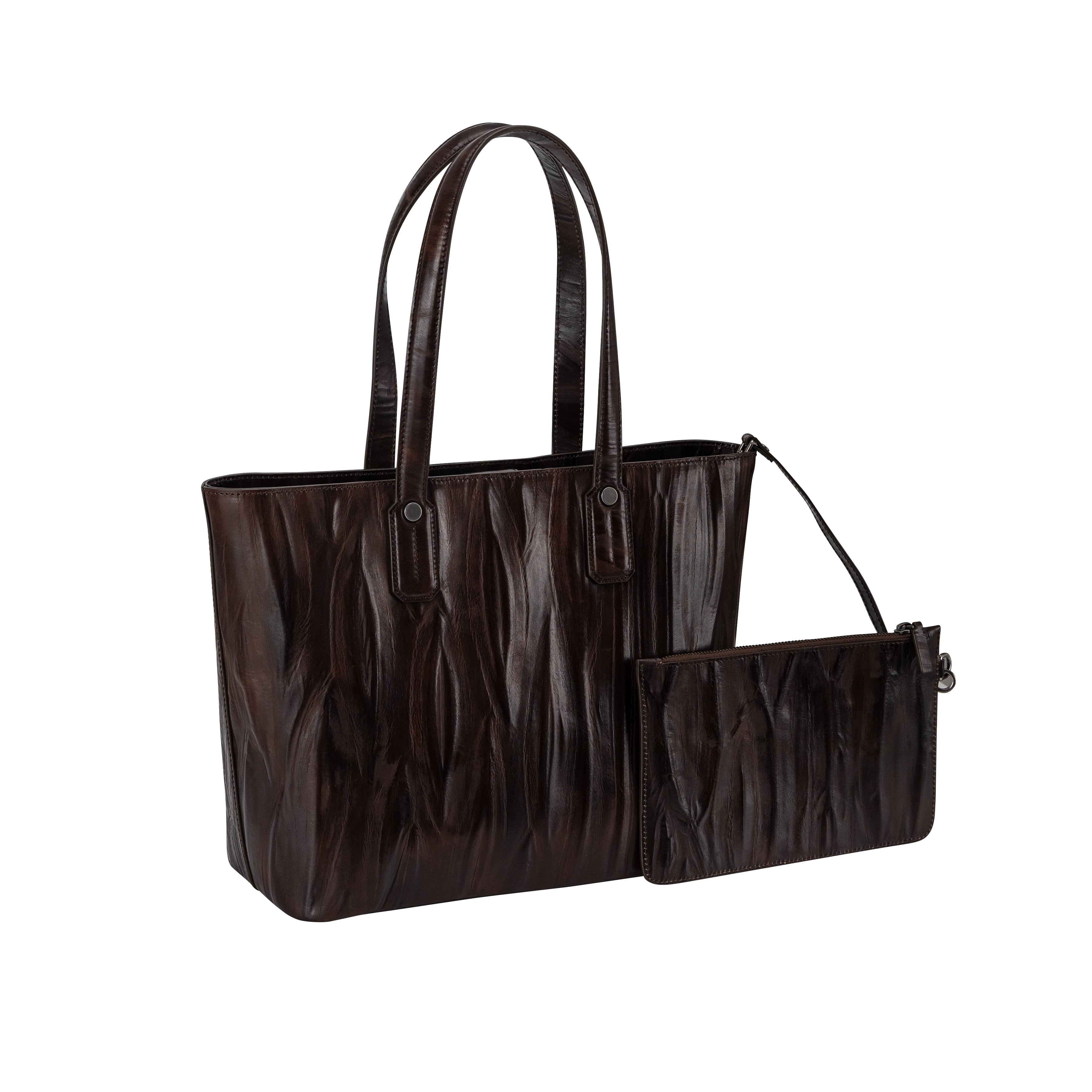 Italian leather genuine leather handbag