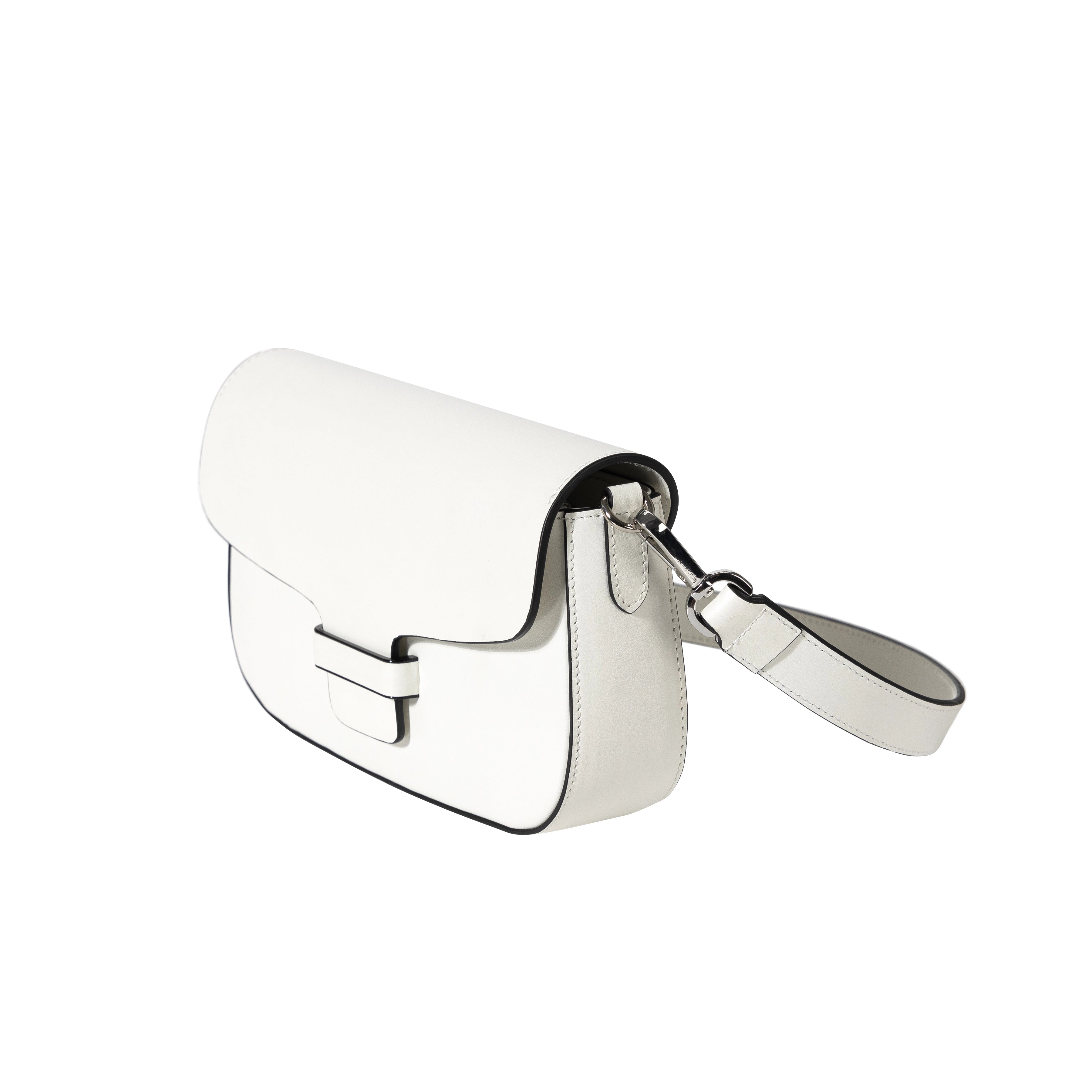 Ladies shoulder bag genuine leather simple small square bag