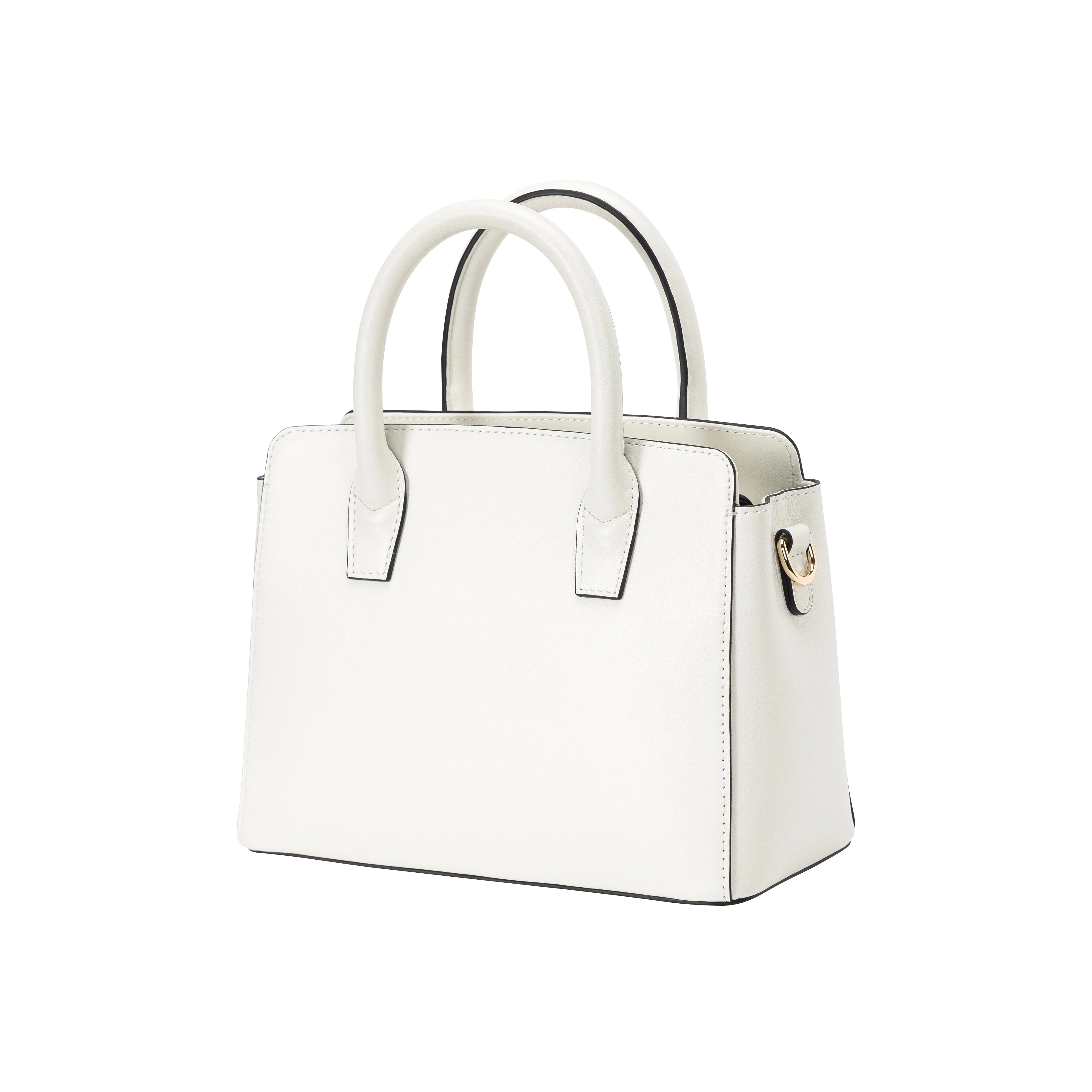 Ladies shoulder bag genuine leather gold hardware casual bag