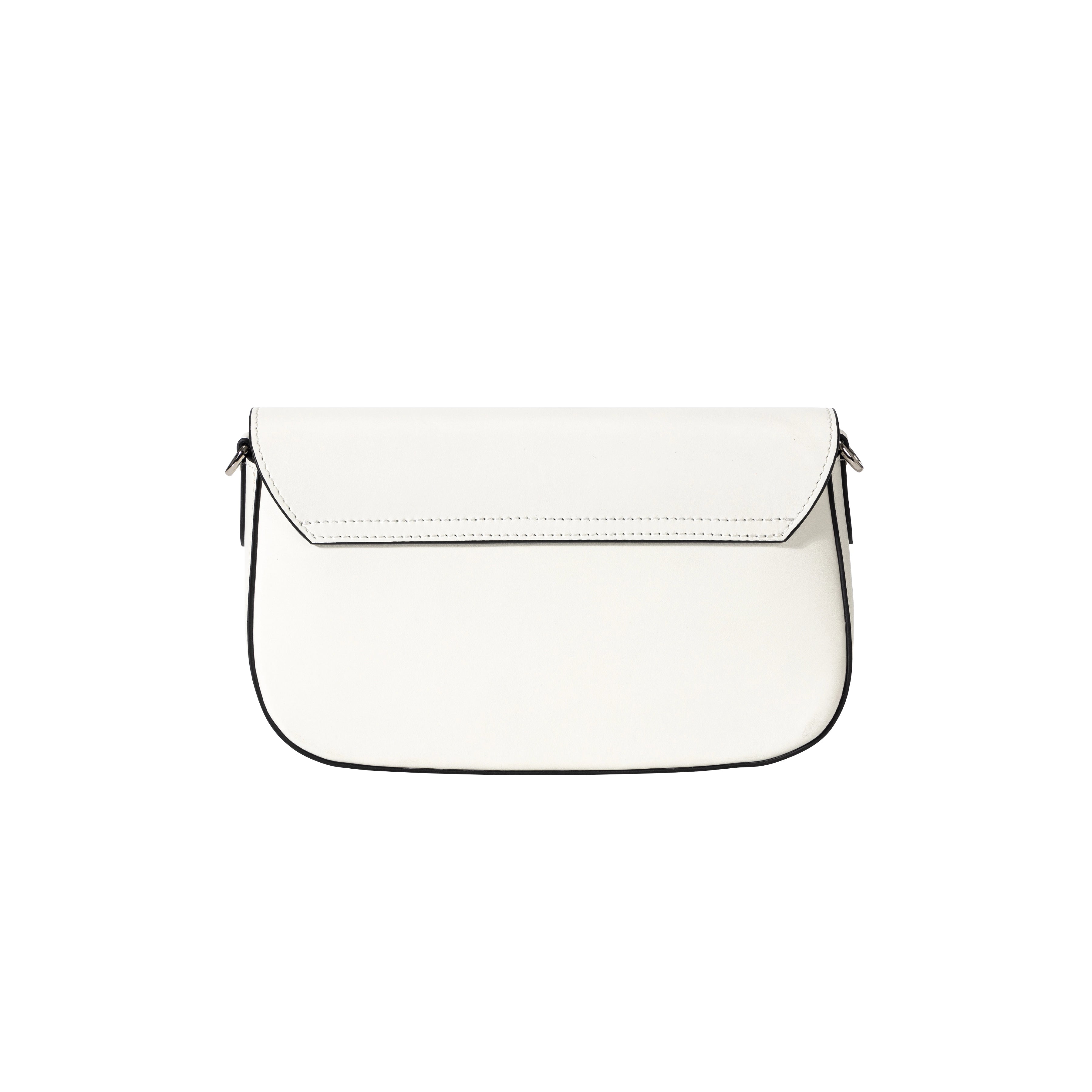 Ladies shoulder bag genuine leather simple small square bag