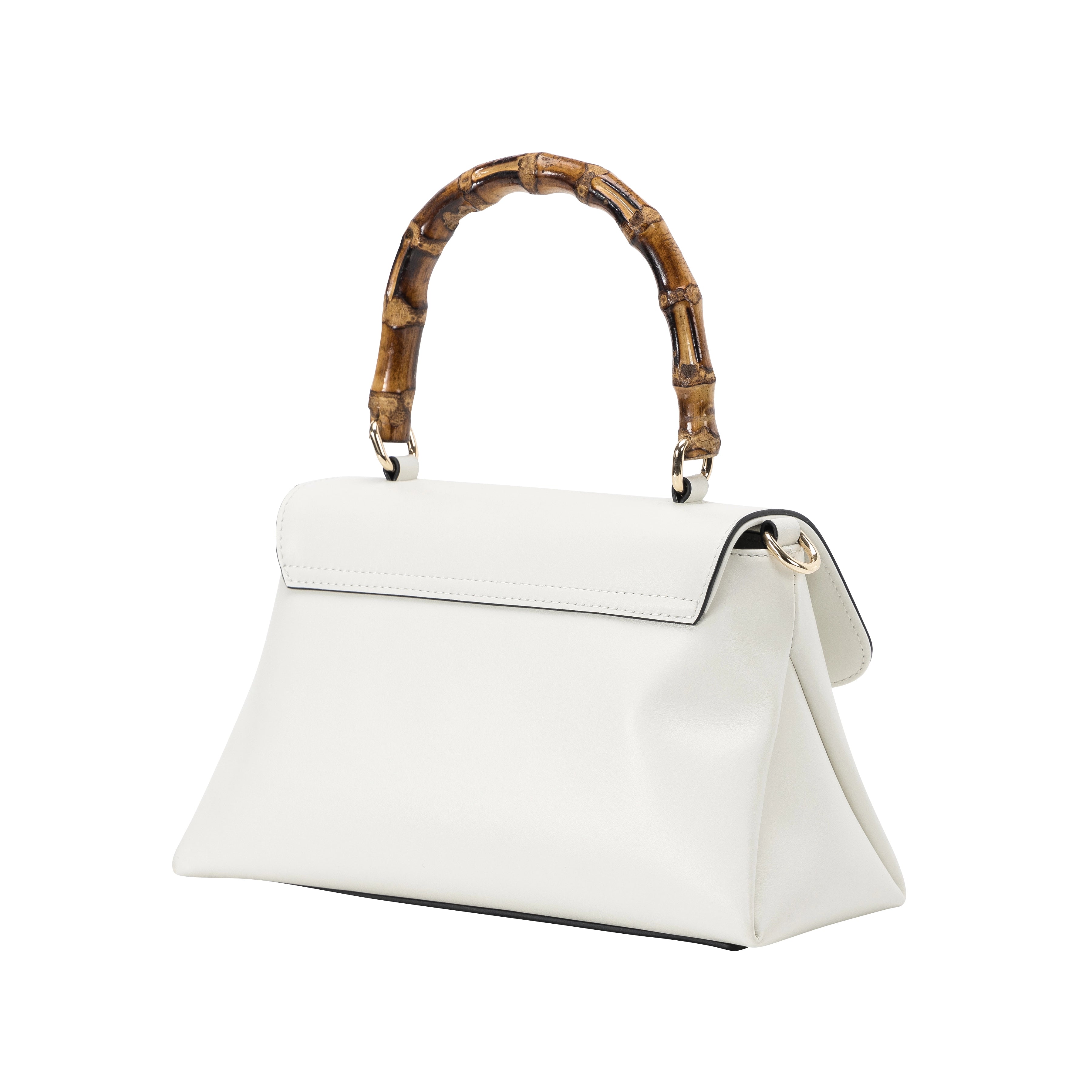 Ladies shoulder bag bamboo wrist simple women's bag