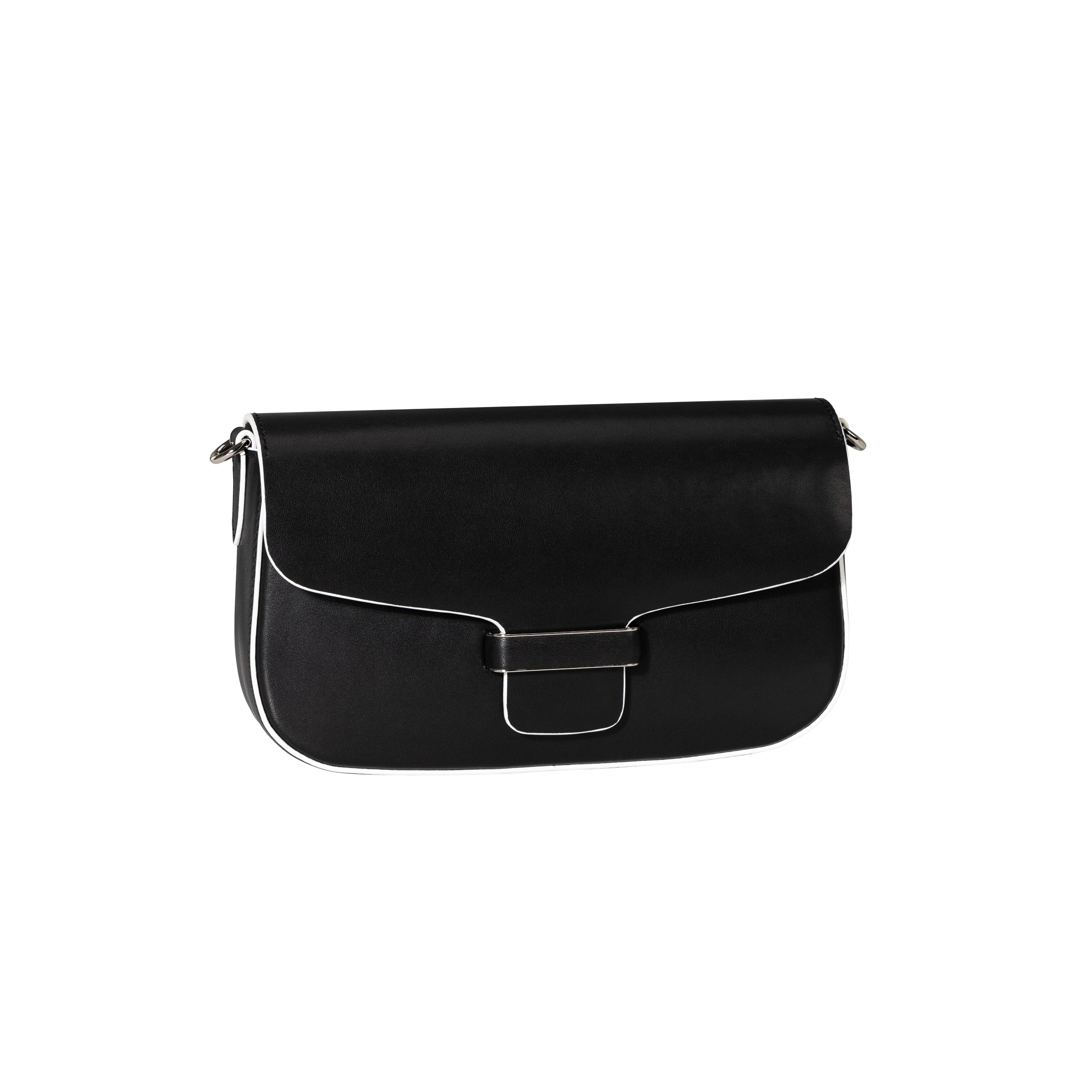 Ladies shoulder bag genuine leather simple small square bag