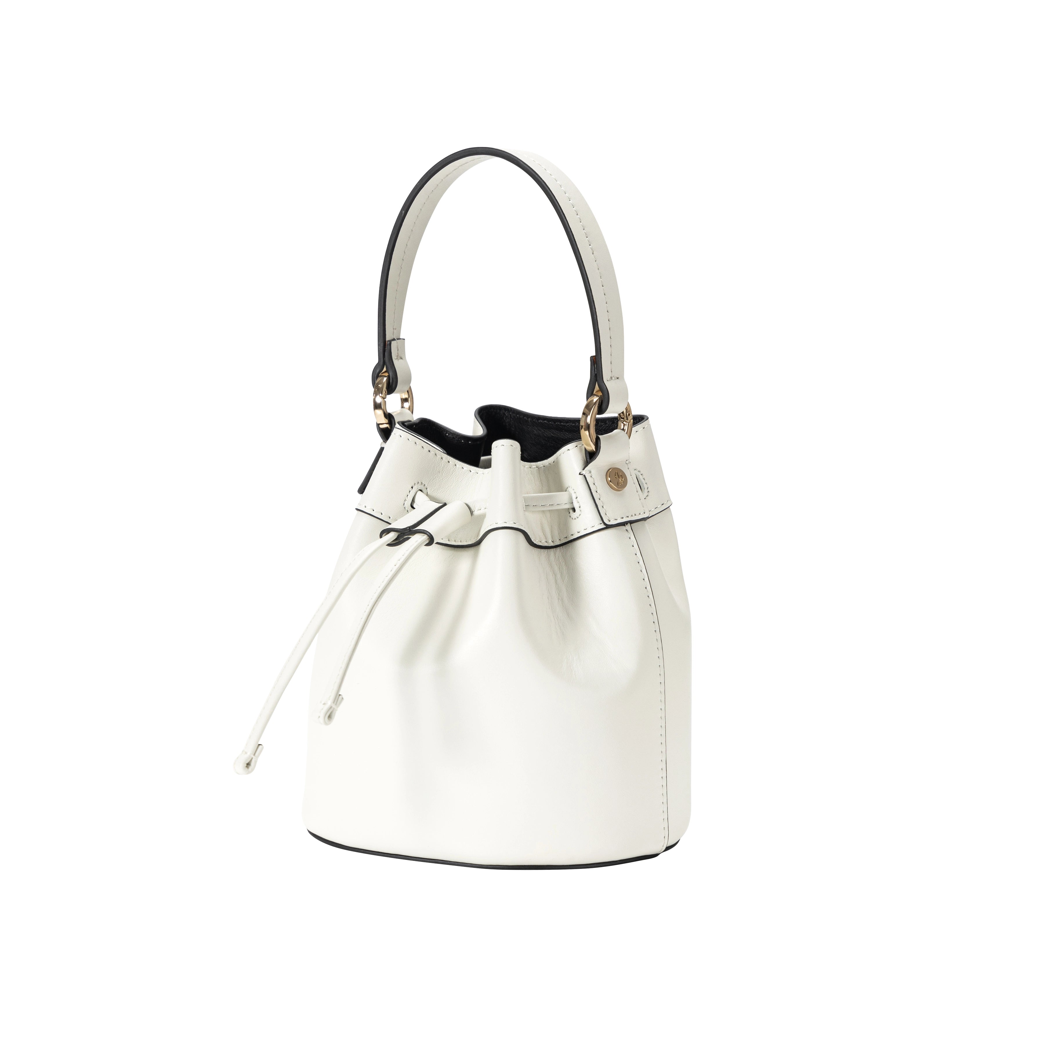 women's genuine leather bucket bag