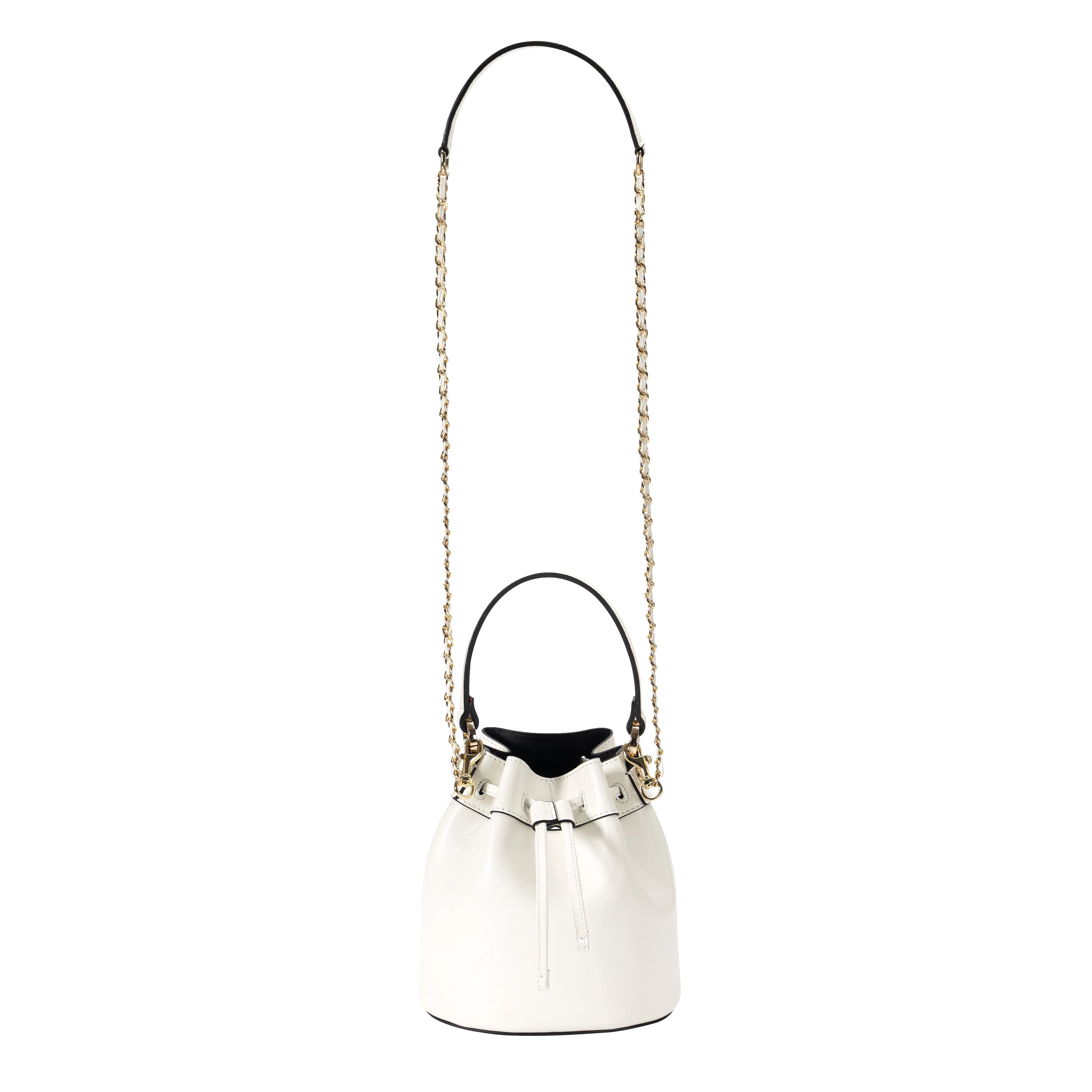 women's genuine leather bucket bag