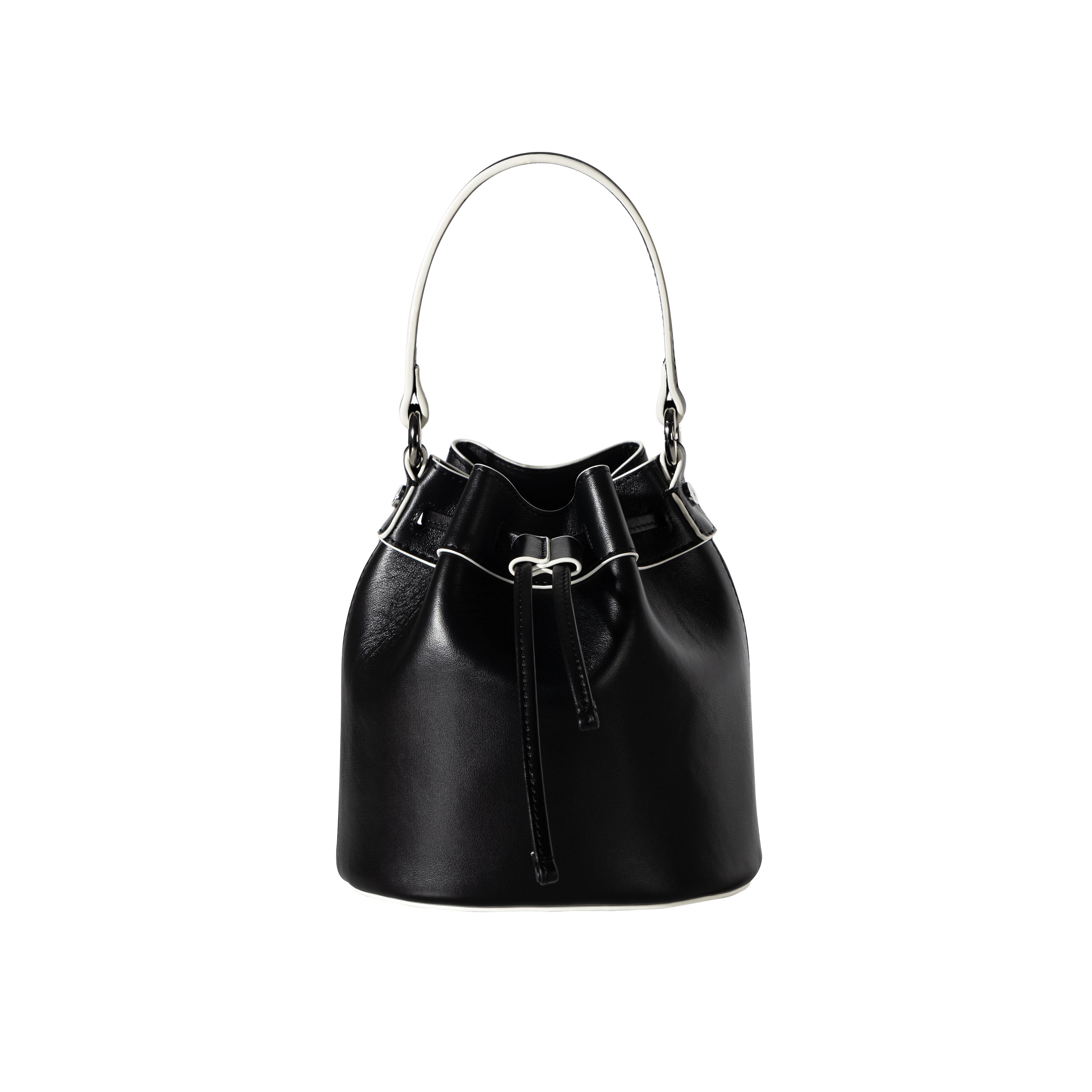 women's genuine leather bucket bag