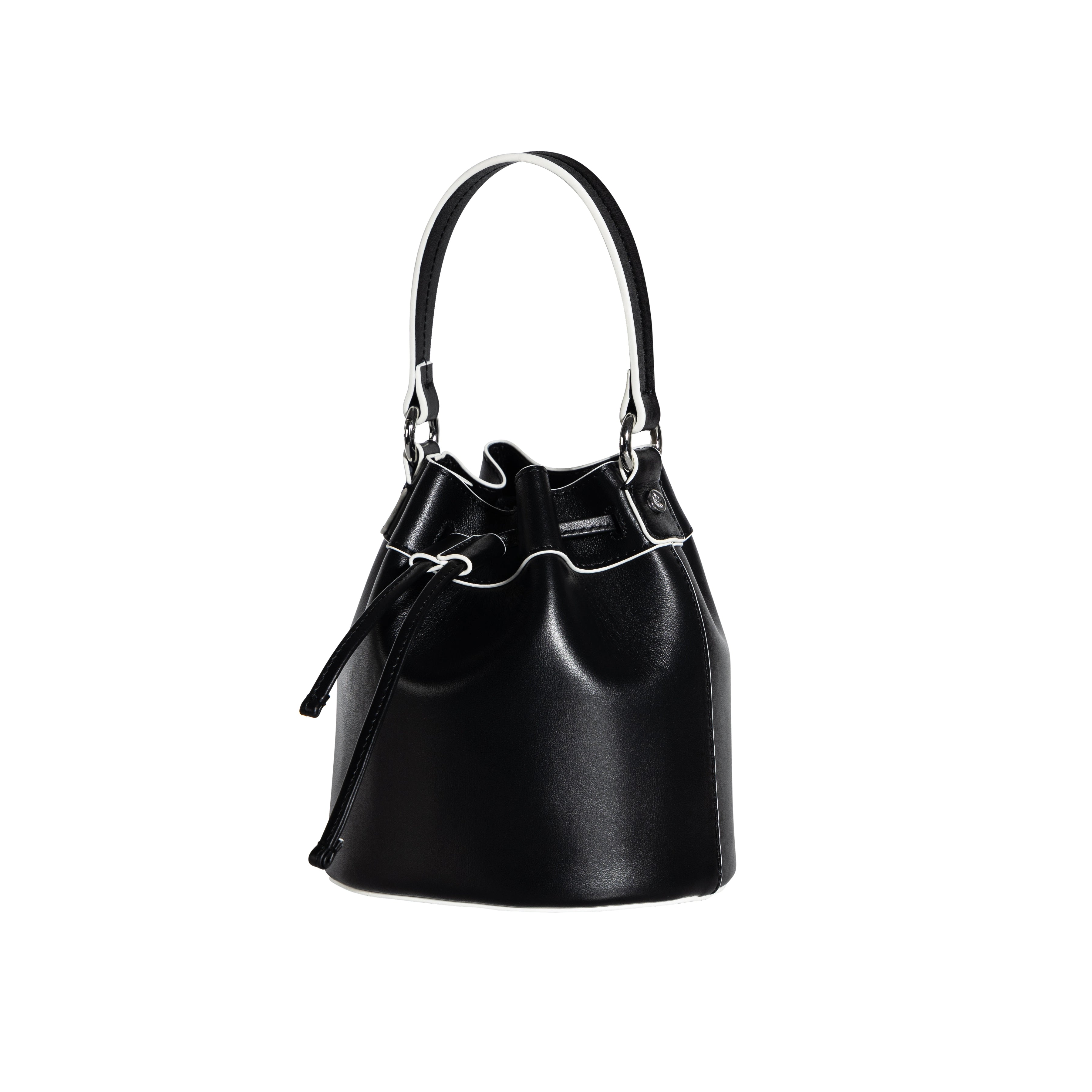 women's genuine leather bucket bag