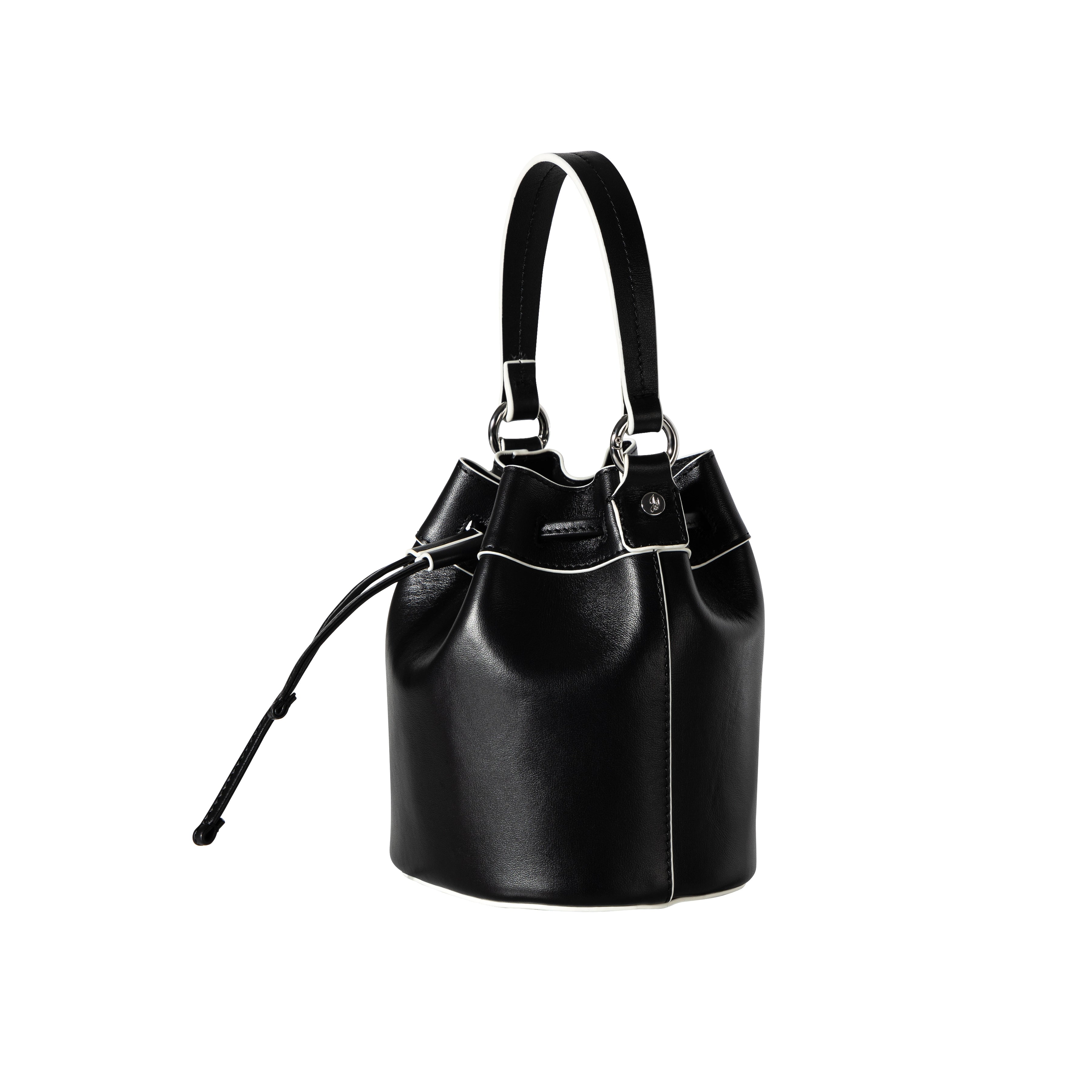 women's genuine leather bucket bag